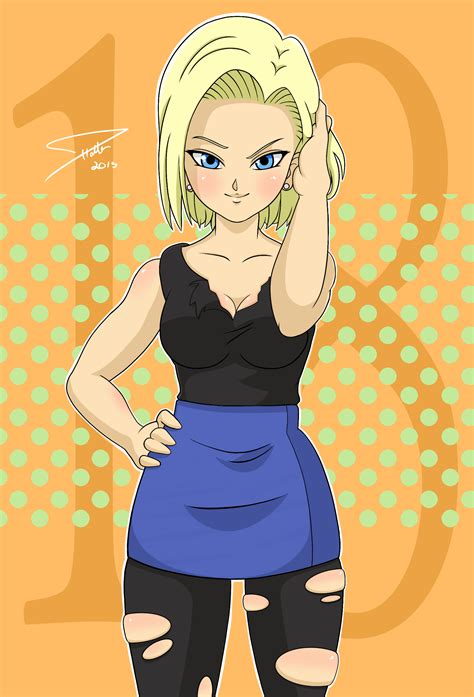 android 18 fan art